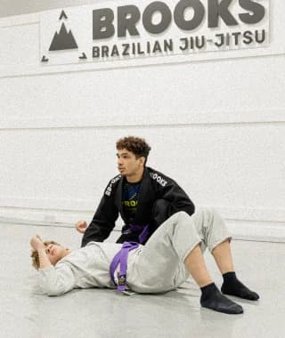 BJJ sparring session