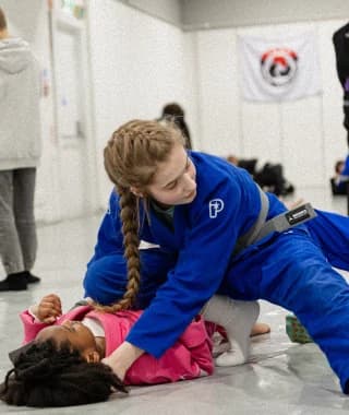 Kids BJJ training
